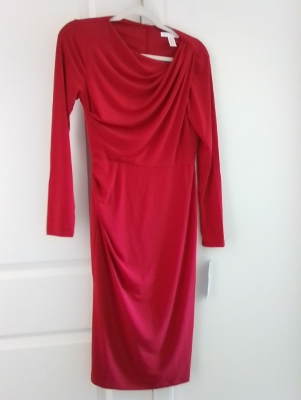 London Time Re Lon Sleeve Midi Dress